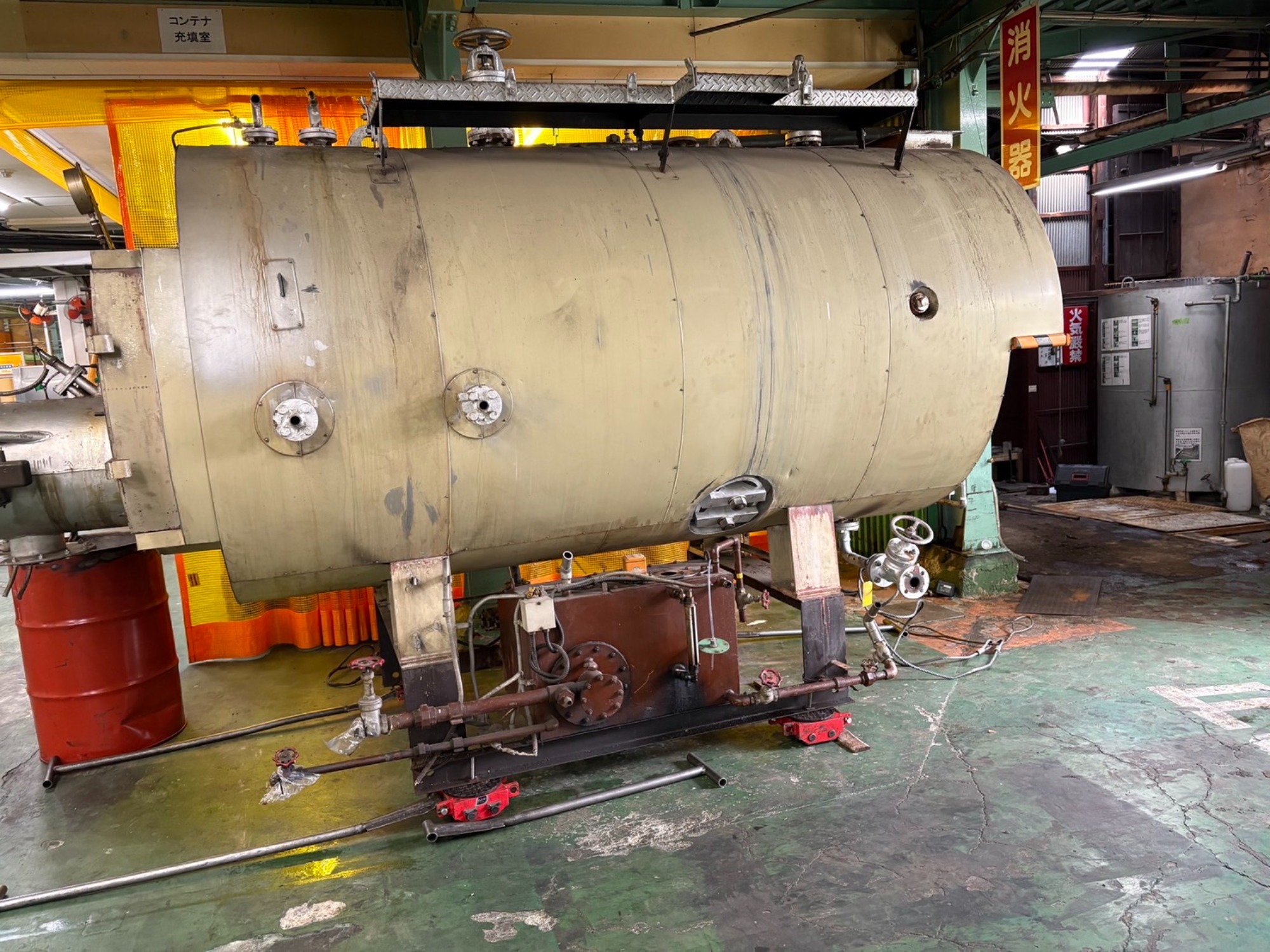 ボイラーの撤去とダクトの撤去を承りました