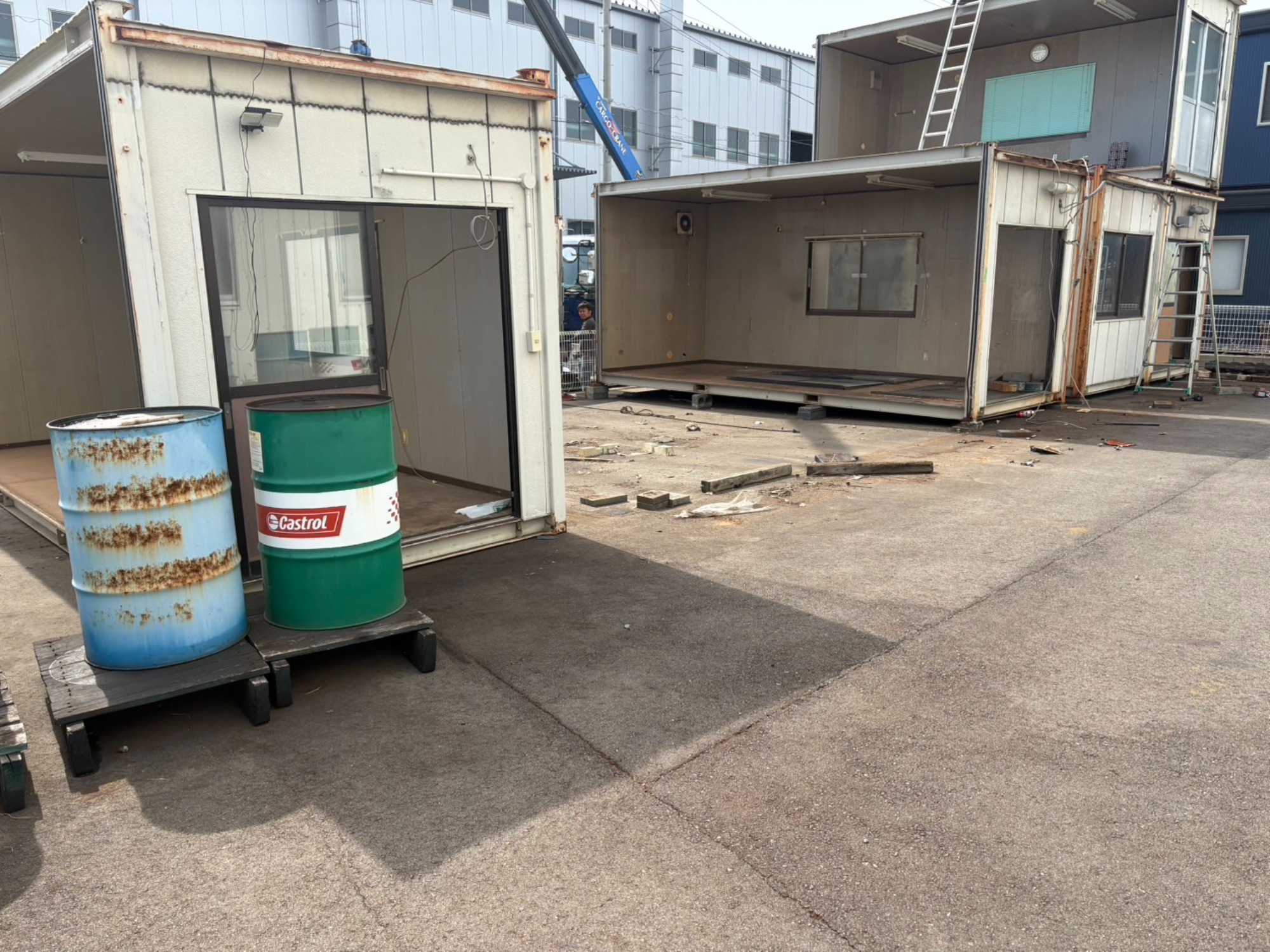 コンテナハウスの移設を承りました